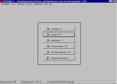 Screenshot Menü